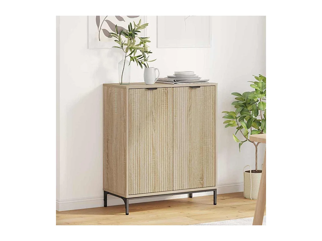 Vitrina Roble Sonoma 69.5 x 33 x 82 cm Madera contrachapada