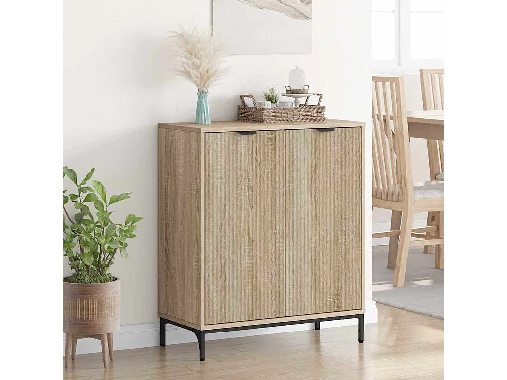 Vitrina Roble Sonoma 69.5 x 33 x 82 cm Madera contrachapada