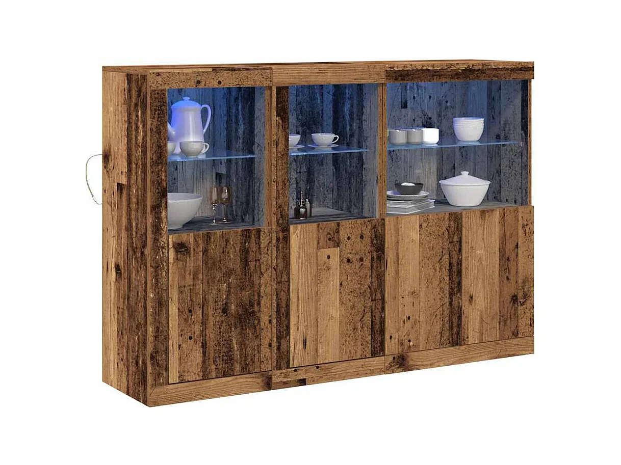 Buffet Bois ancien 142.5 x 37 x 100 cm Bois d'ingénierie