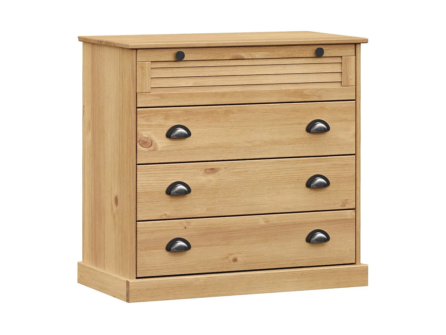 Buffet haut VIGO 80x40x176 cm bois massif de pin