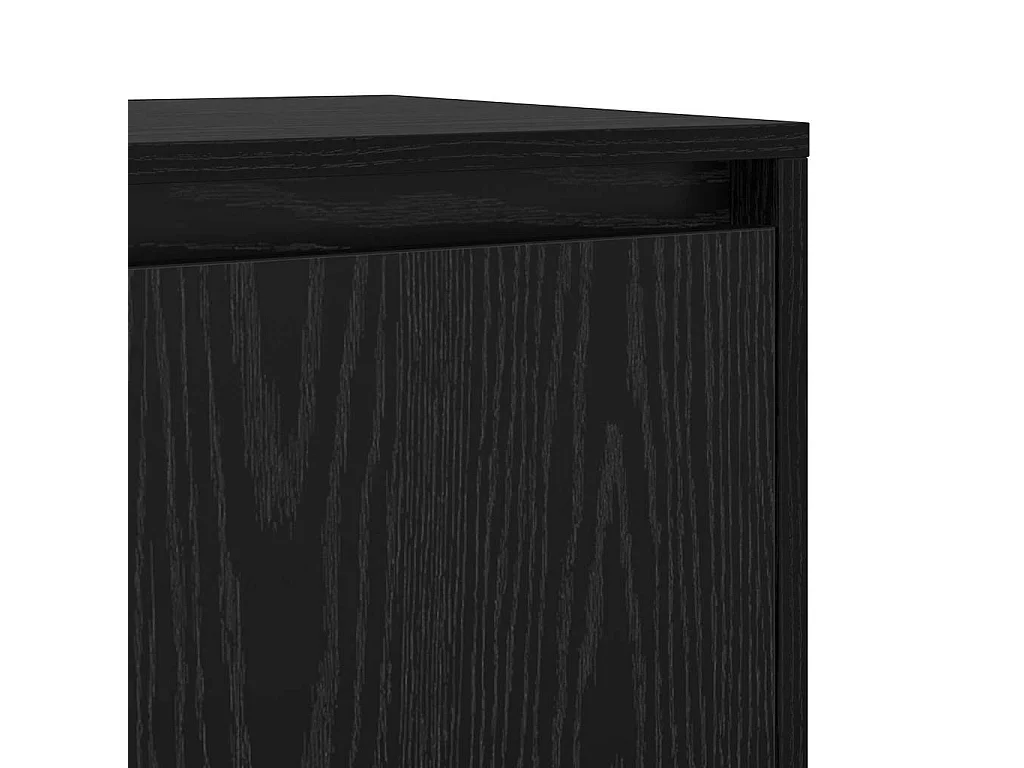 Buffet Chêne noir 70 x 41 x 75 cm Bois d'ingénierie