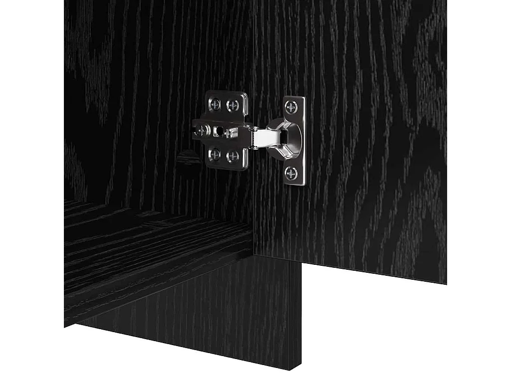 Buffet Chêne noir 70 x 41 x 75 cm Bois d'ingénierie