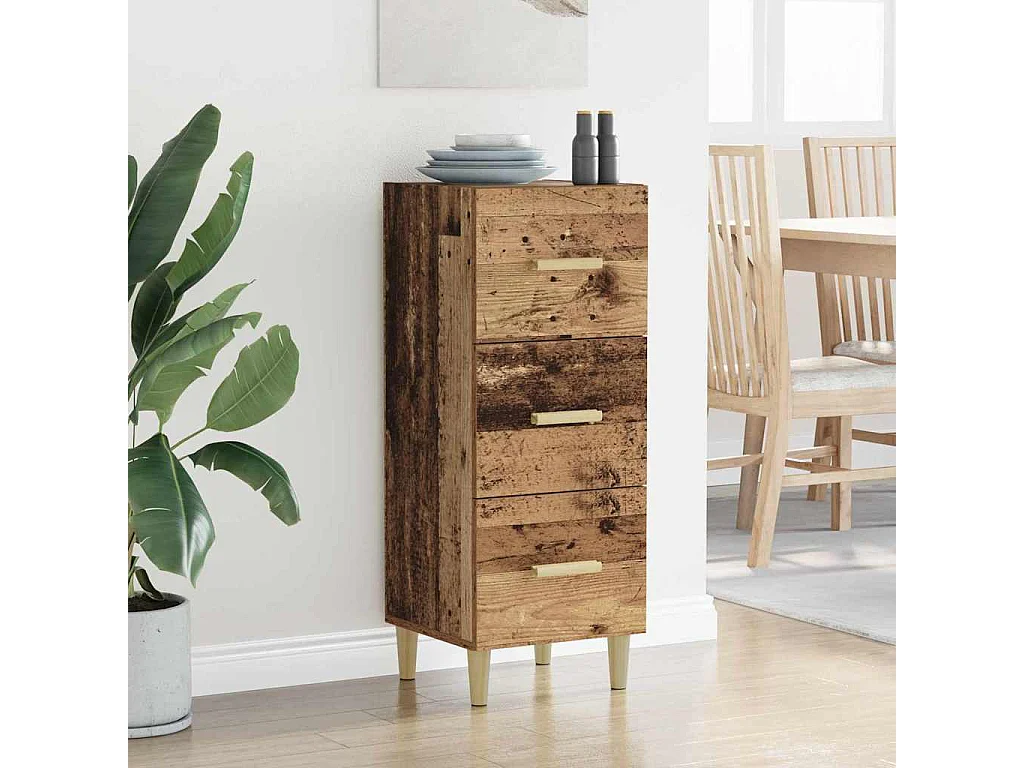 Buffet Madeira antiga 34,5 x 34 x 90 cm Madeira processada