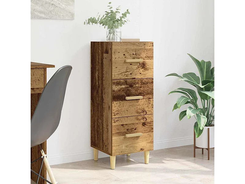 Buffet Madeira antiga 34,5 x 34 x 90 cm Madeira processada