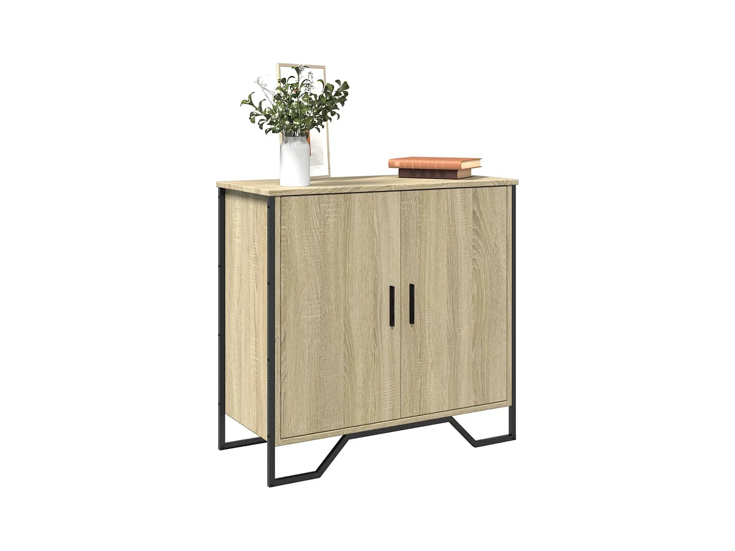 Buffet chêne sonoma 78x35,5x74,5 cm bois d'ingénierie