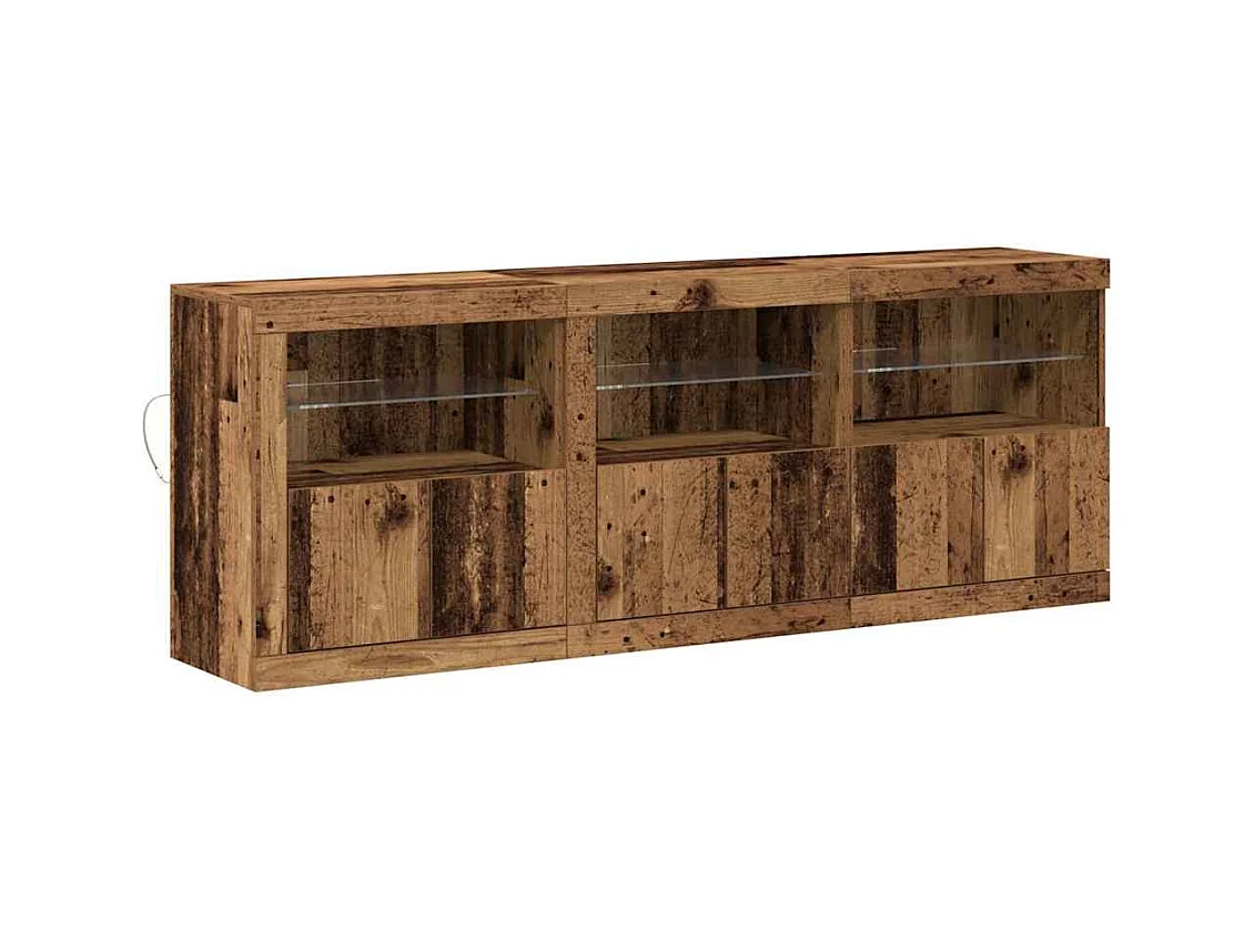 Buffet Bois ancien 181.5 x 37 x 67 cm Bois d'ingénierie