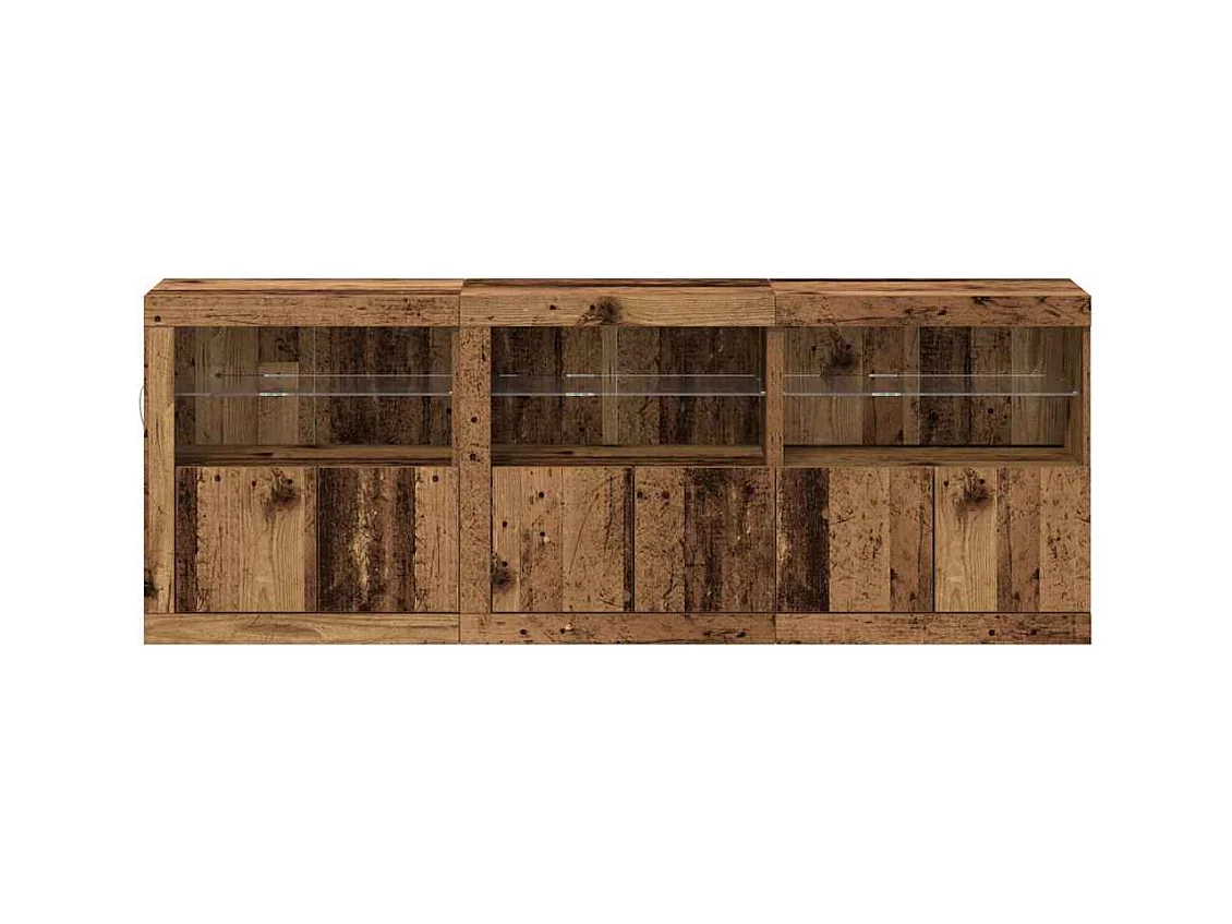 Buffet Bois ancien 181.5 x 37 x 67 cm Bois d'ingénierie