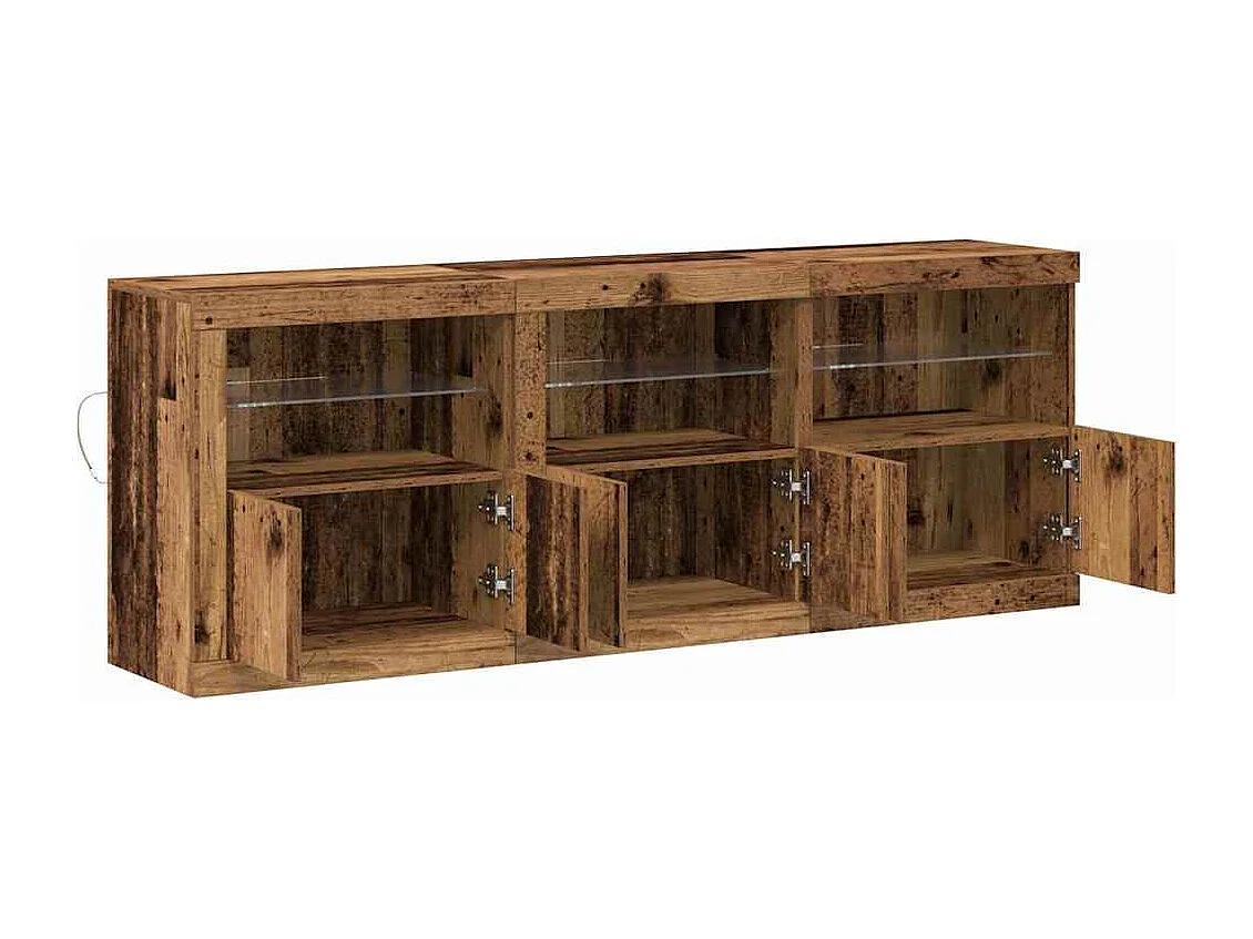 Buffet Bois ancien 181.5 x 37 x 67 cm Bois d'ingénierie