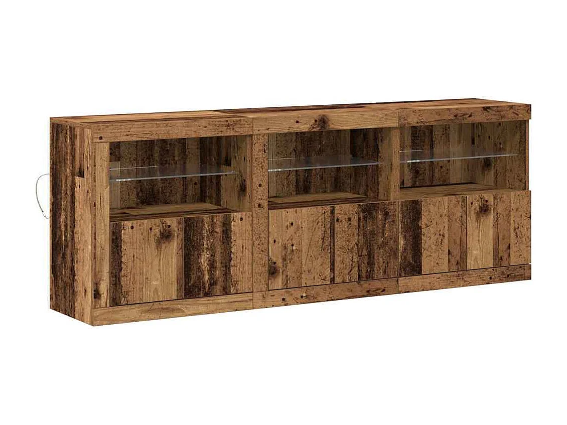 Buffet Bois ancien 181.5 x 37 x 67 cm Bois d'ingénierie