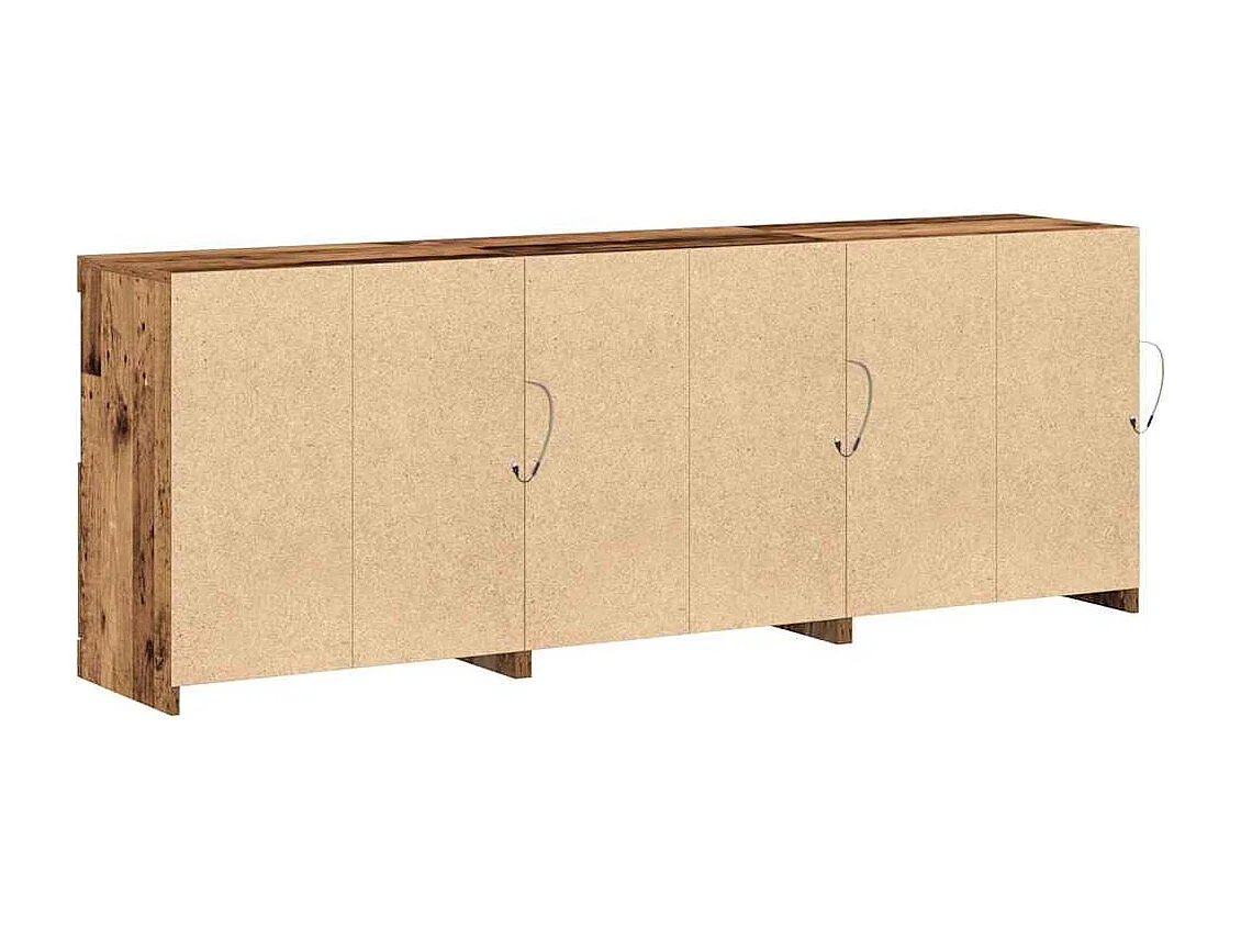 Buffet Bois ancien 181.5 x 37 x 67 cm Bois d'ingénierie