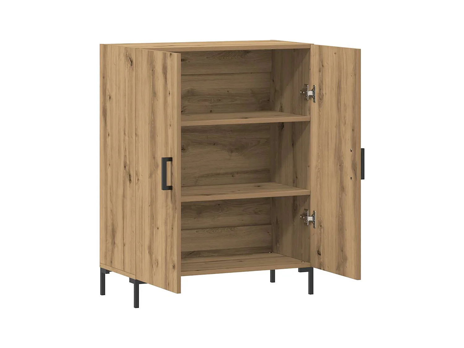 Aparador de madera de ingeniería roble artisan 69,5x34x90 cm