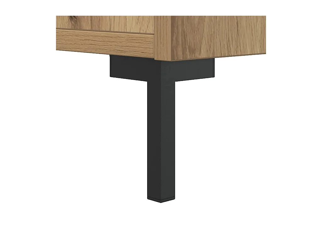 Aparador de madera de ingeniería roble artisan 69,5x34x90 cm