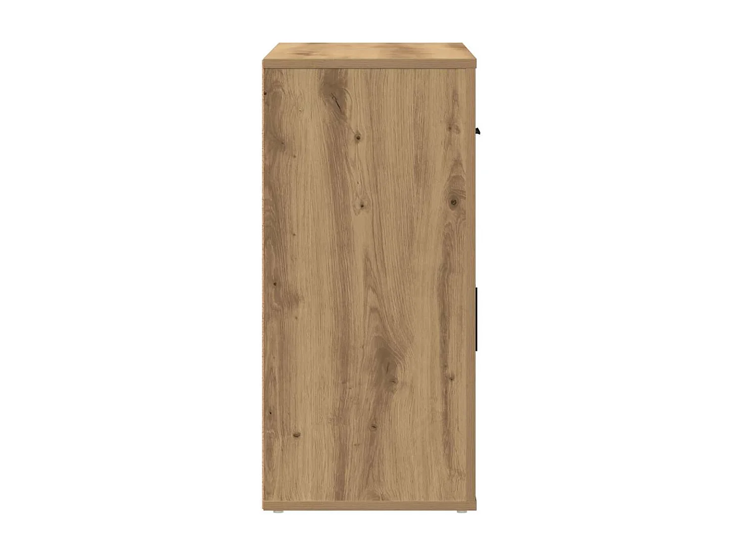 Buffet chêne artisanal 80x33x70 cm bois d'ingénierie