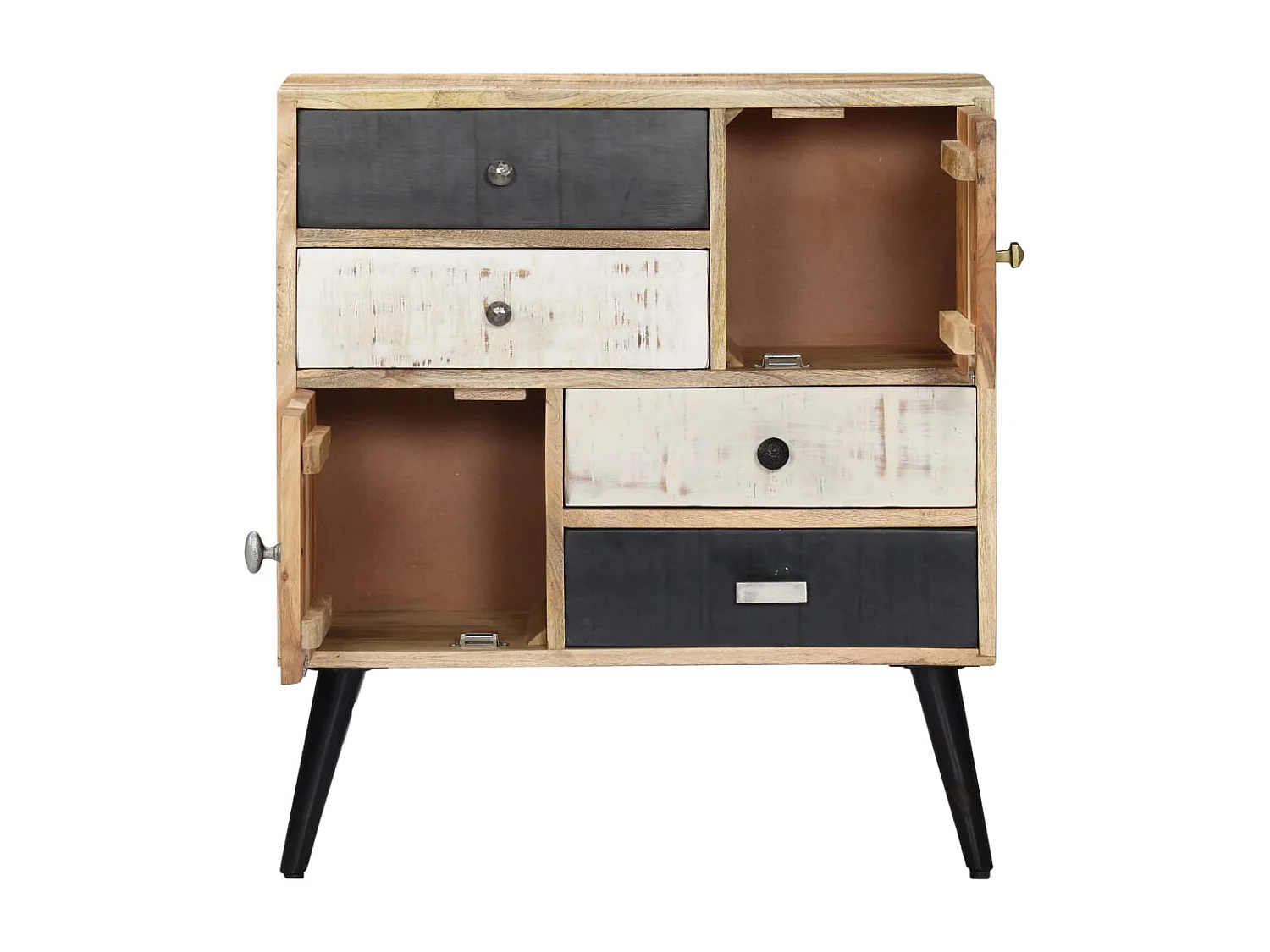 Buffet 70x30x78 cm Bois de manguier massif