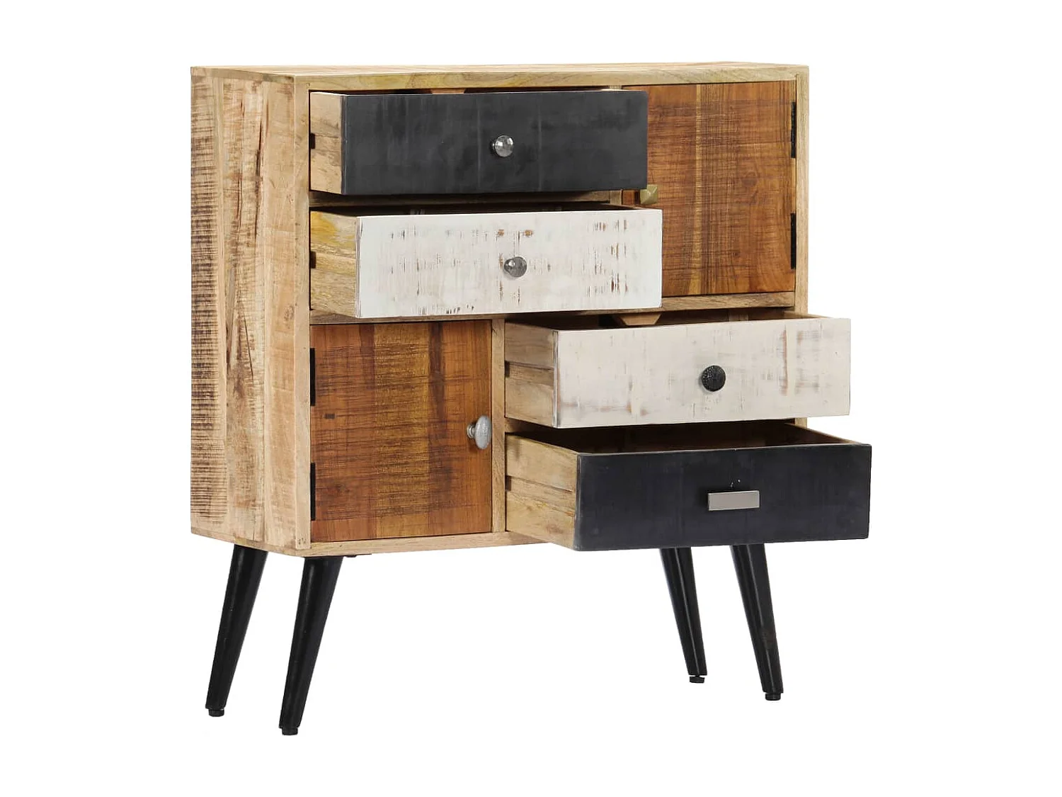 Buffet 70x30x78 cm Bois de manguier massif
