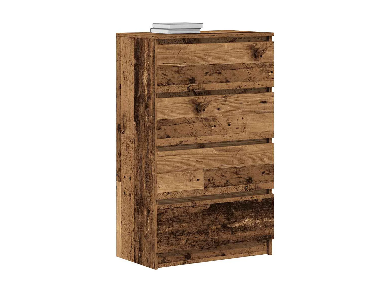 Buffet vieux bois 60x35x98,5 cm bois d'ingénierie