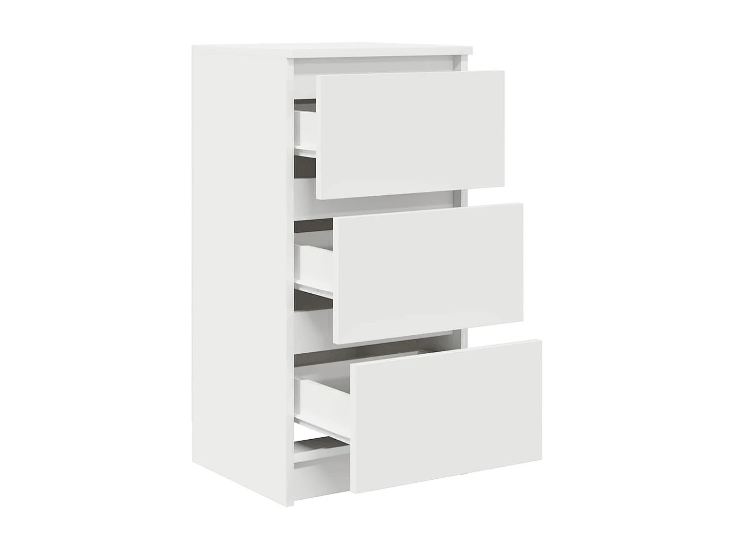 Aparador blanco 37,5x35x76 cm madera de ingeniería