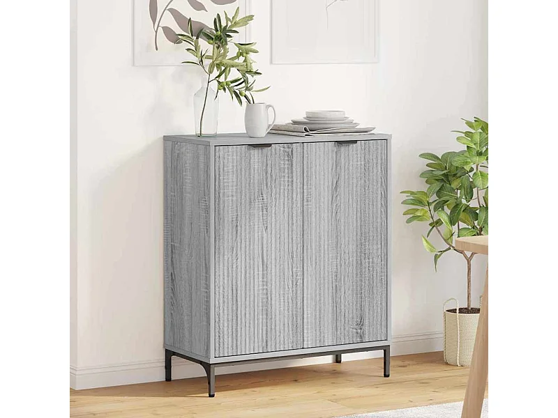 Buffet Sonoma gris 69,5 x 33 x 82 cm Bois d'ingénierie