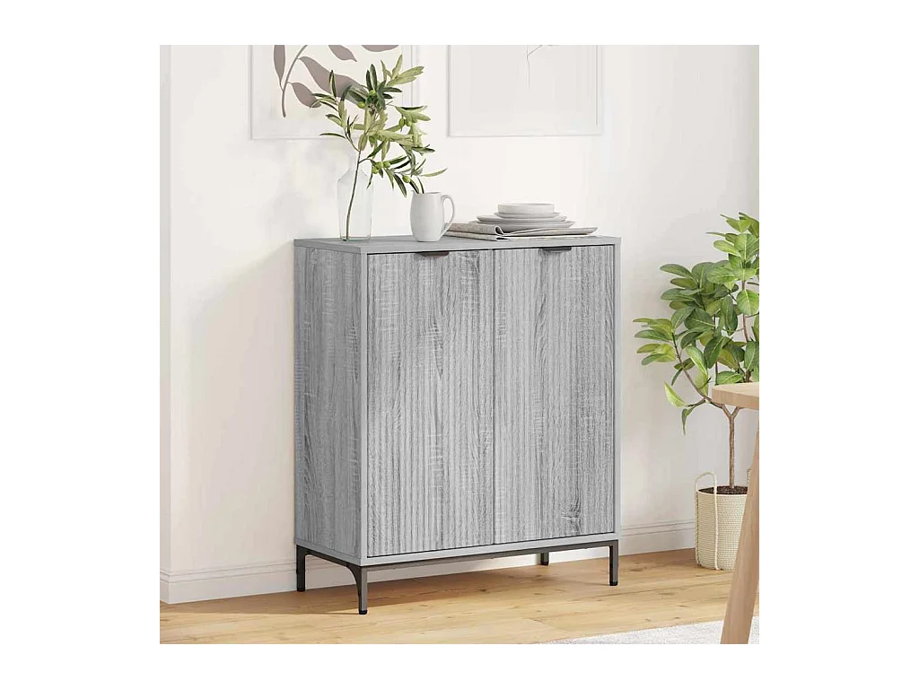 Buffet Sonoma gris 69,5 x 33 x 82 cm Bois d'ingénierie