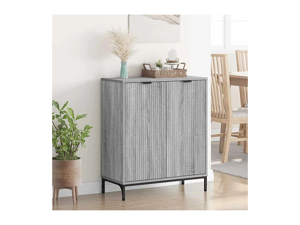 Buffet Sonoma gris 69,5 x 33 x 82 cm Bois d'ingénierie