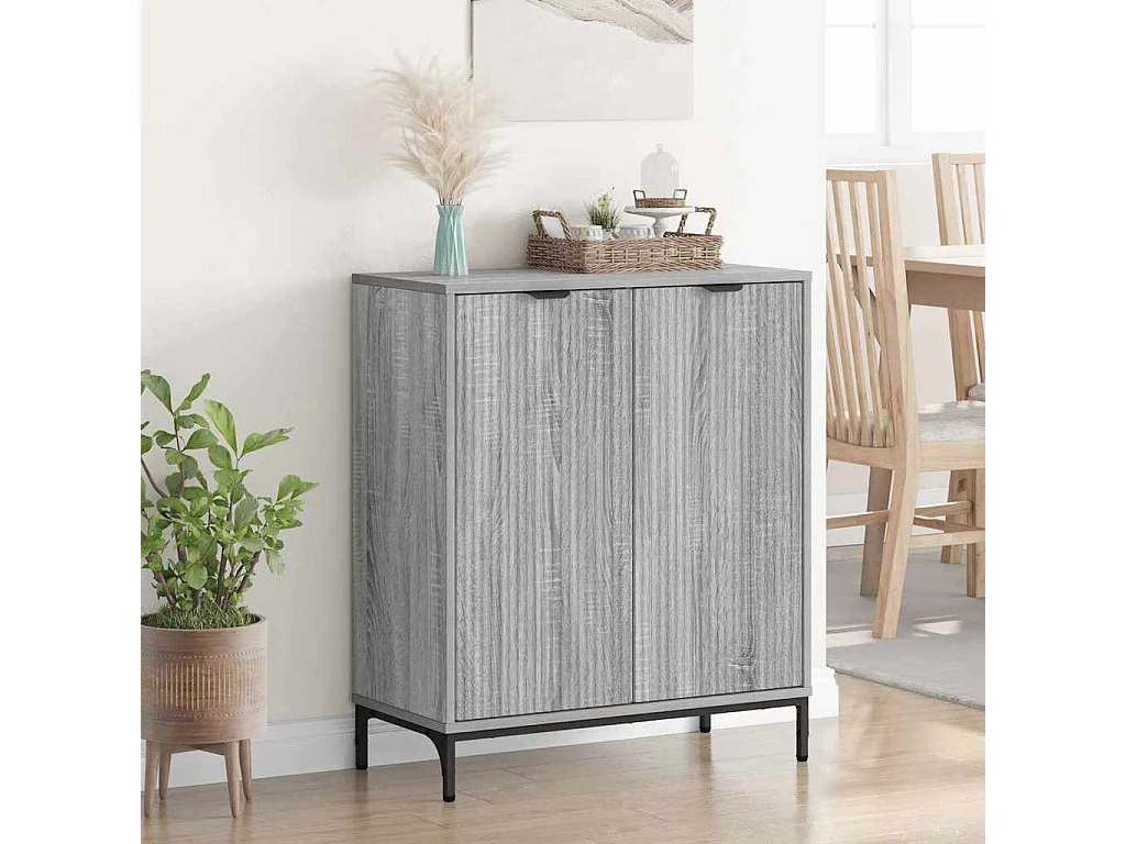 Buffet Sonoma gris 69,5 x 33 x 82 cm Bois d'ingénierie