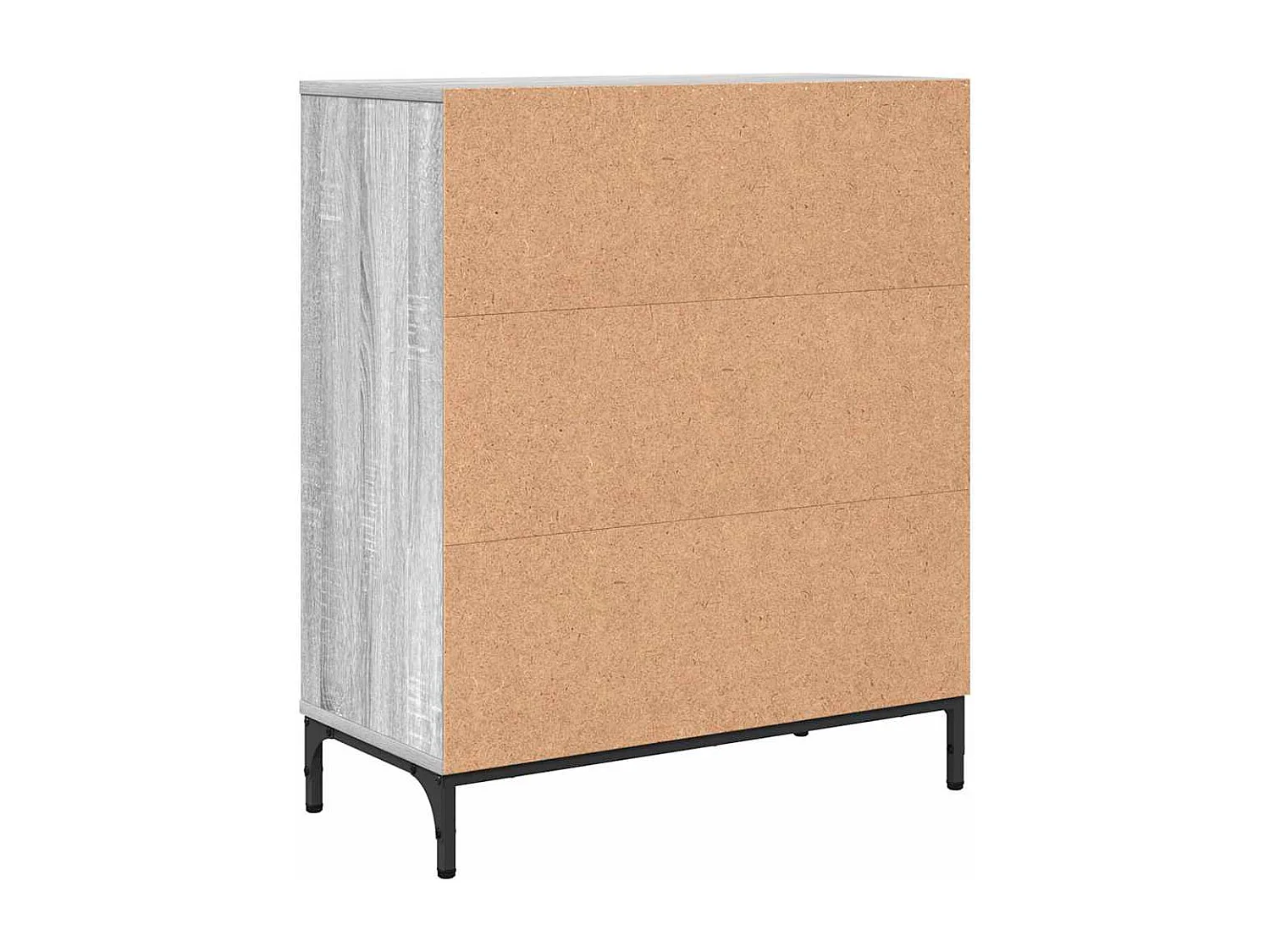 Buffet Sonoma gris 69,5 x 33 x 82 cm Bois d'ingénierie