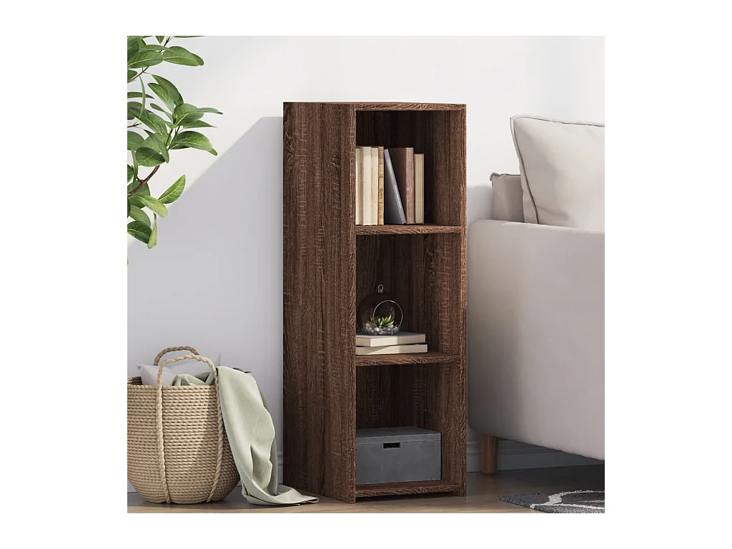 Buffet chêne marron 30x41x93 cm bois d'ingénierie