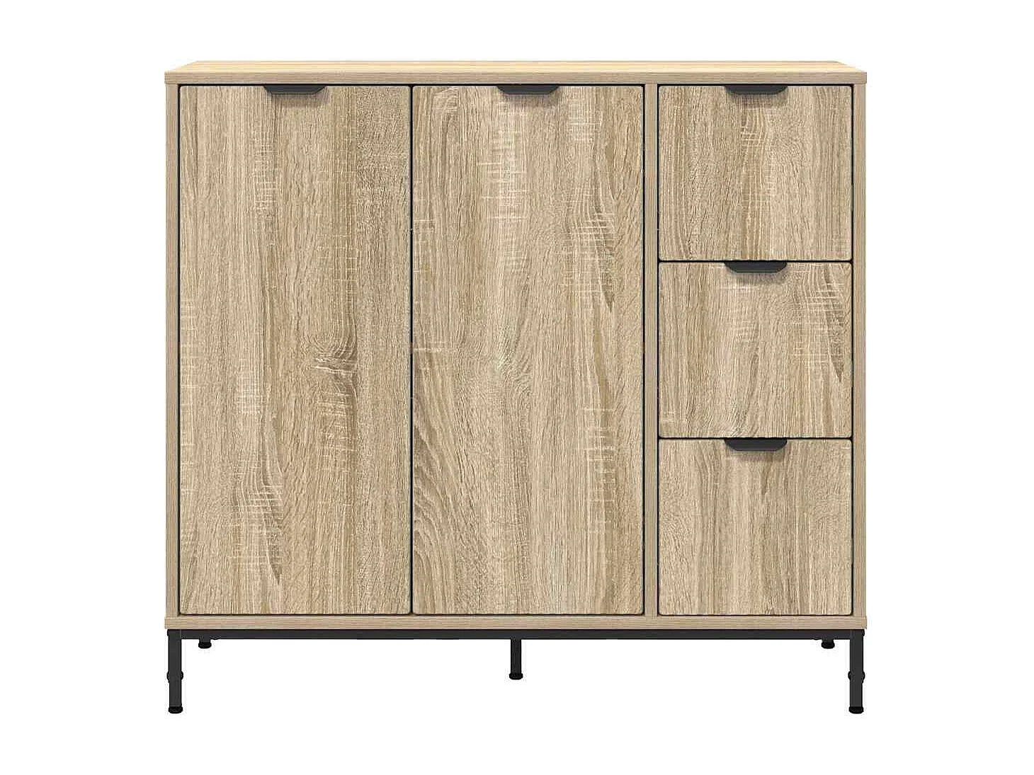 Buffet Carvalho sonoma 89,5 x 33 x 82 cm Madeira processada