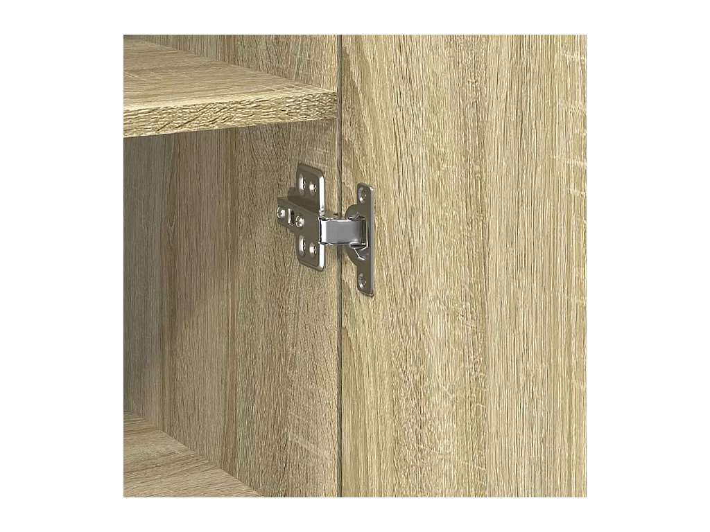 Buffet haut chêne sonoma 30x42,5x185 cm bois d'ingénierie