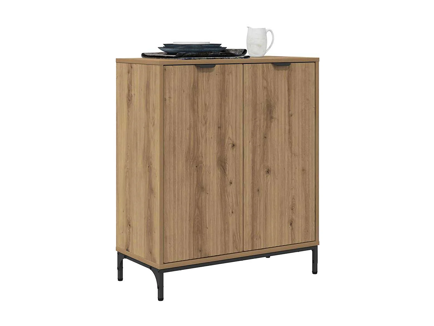 Vitrina Roble artisan 69.5 x 33 x 82 cm Madera contrachapada