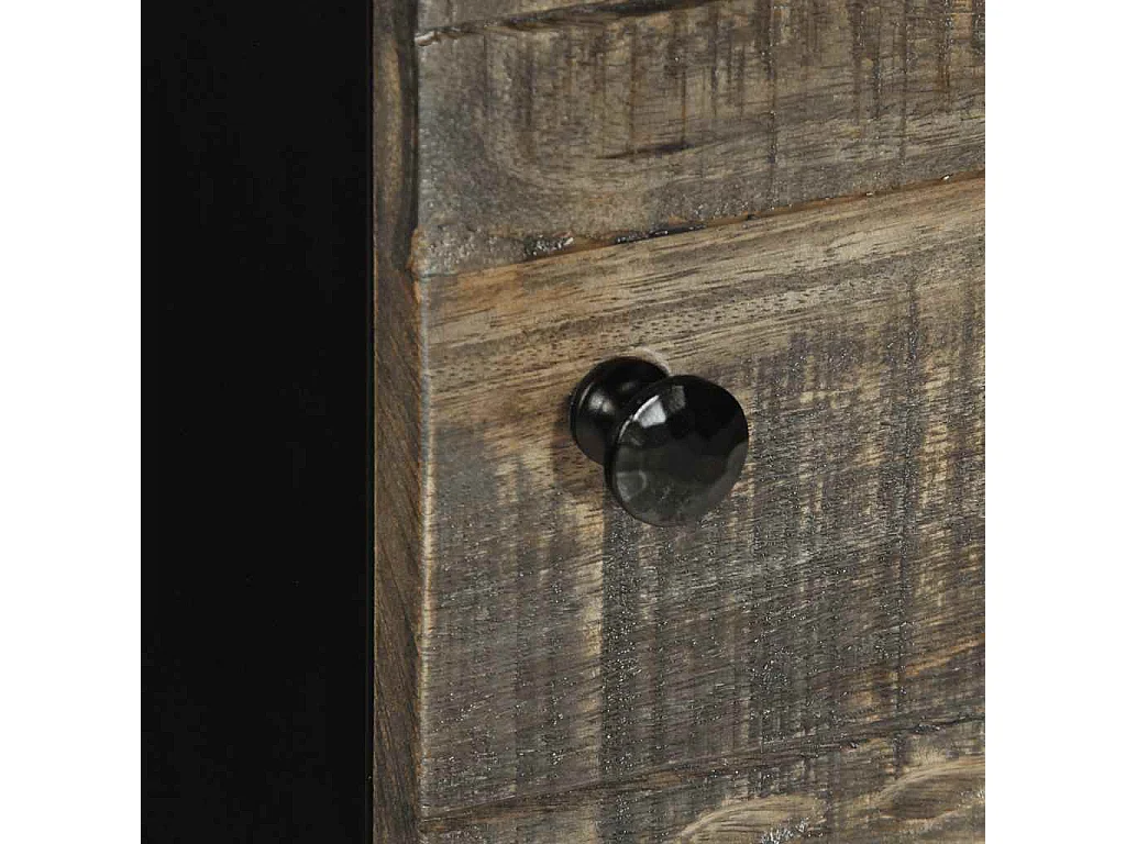 Buffet 40x33x110 cm bois de manguier massif