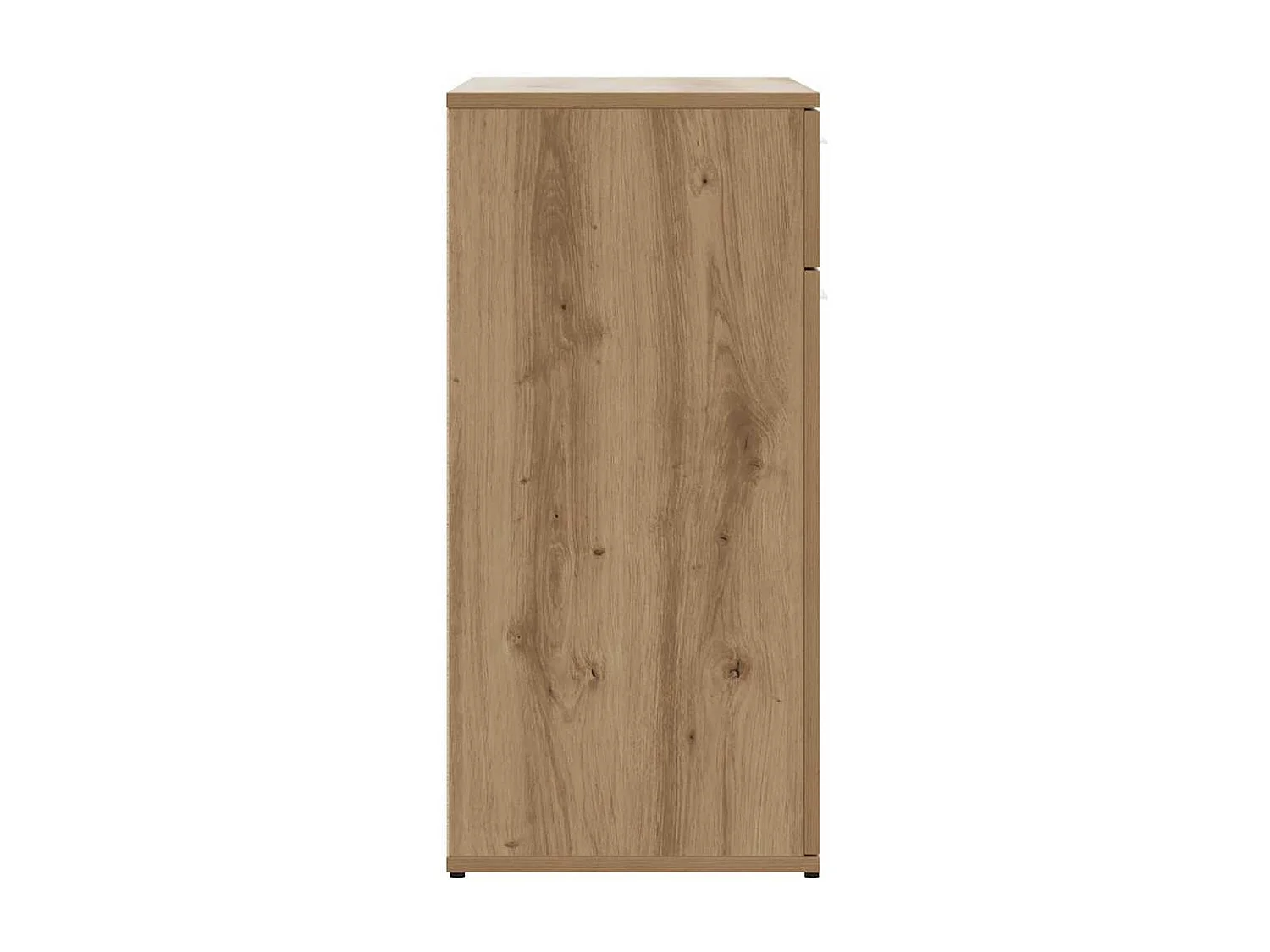 Buffet chêne artisanal 80x36x75 cm bois d'ingénierie