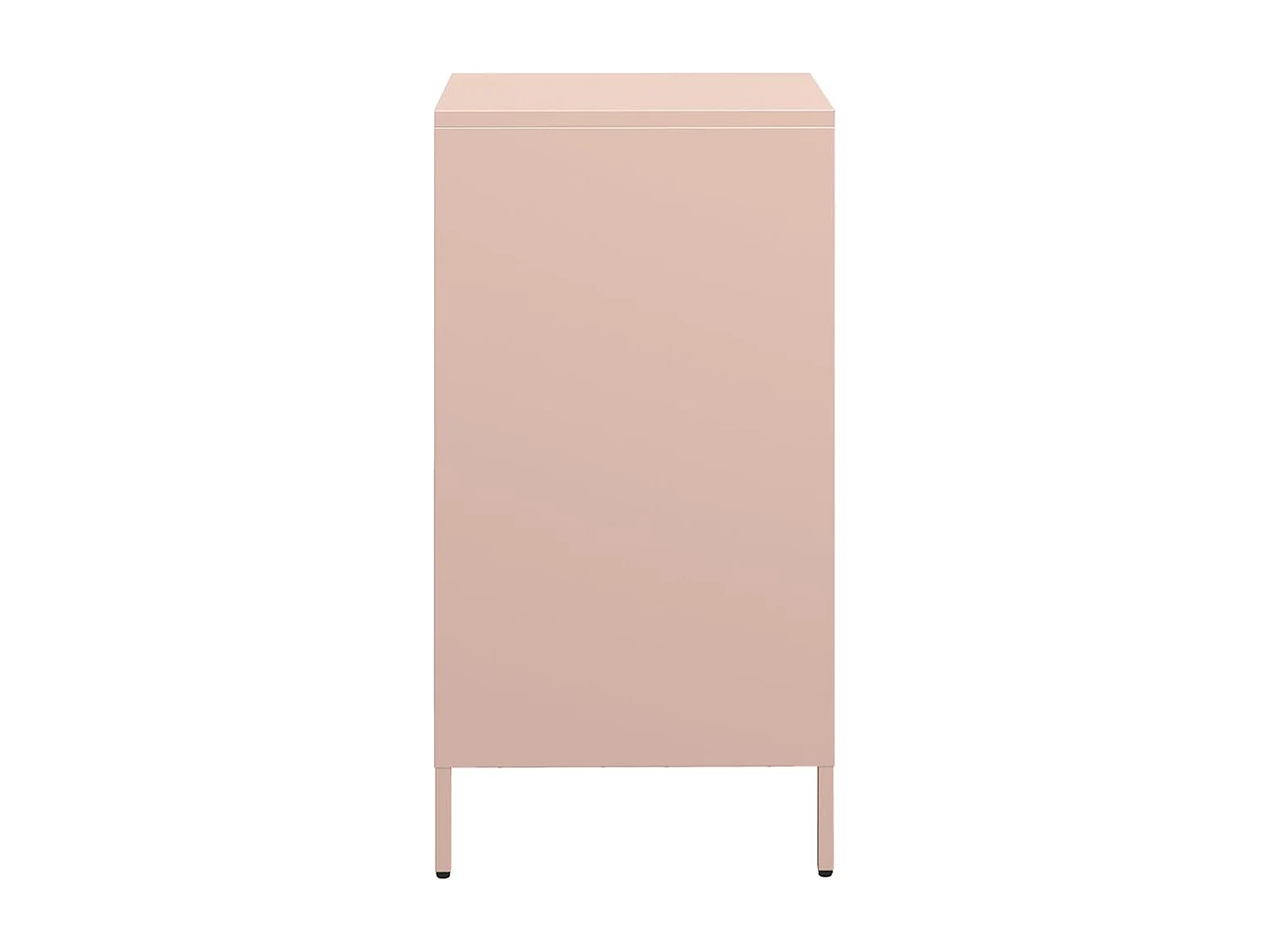 Buffet rose 35x39x73,5 cm acier laminé à froid