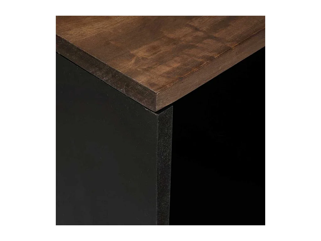 Buffet Marron 80 x 33 x 75 cm bois de manguier massif