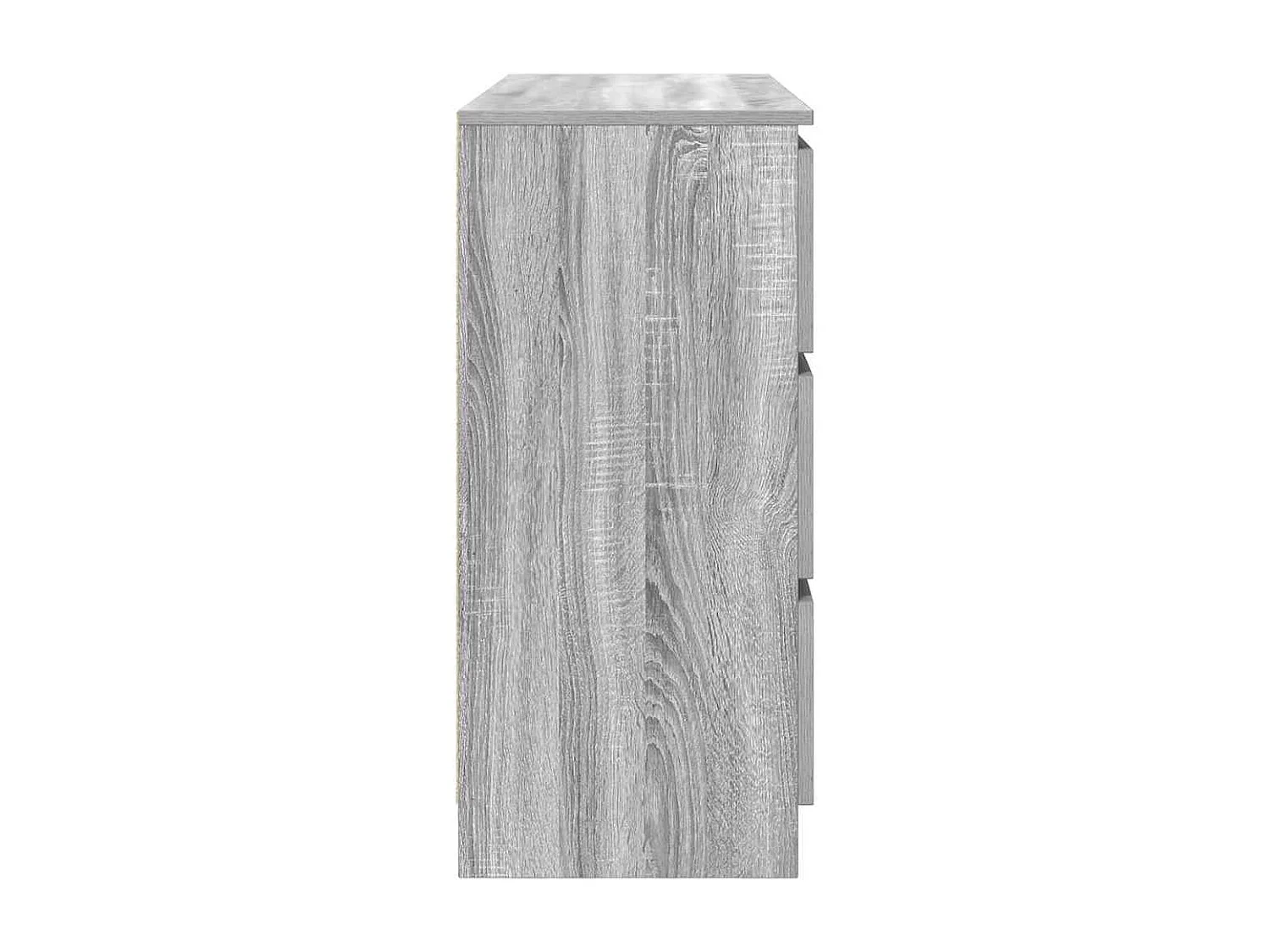 Buffet sonoma gris 100x35x76 cm bois d'ingénierie