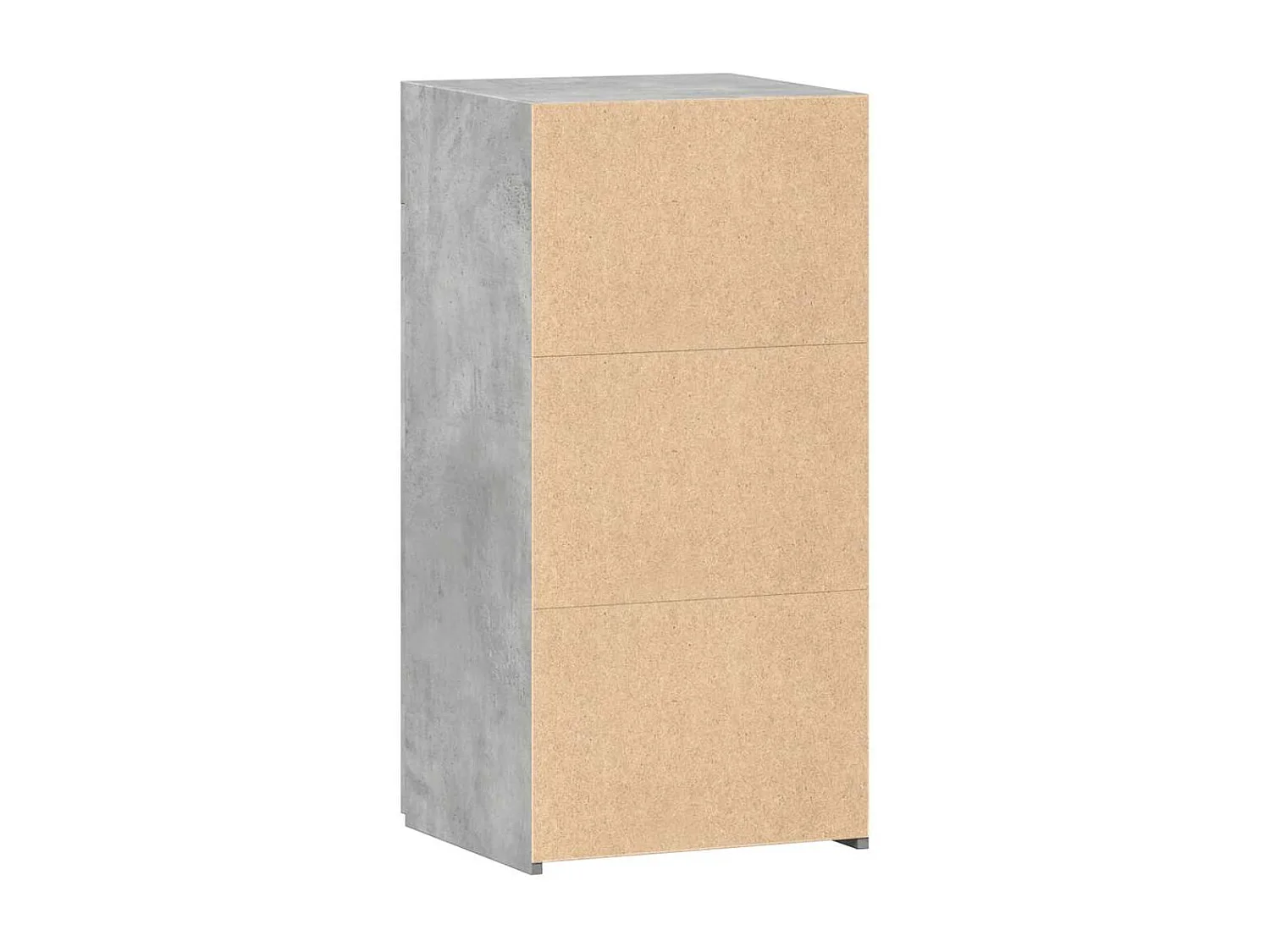 Buffet gris béton 45x42,5x93 cm bois d'ingénierie