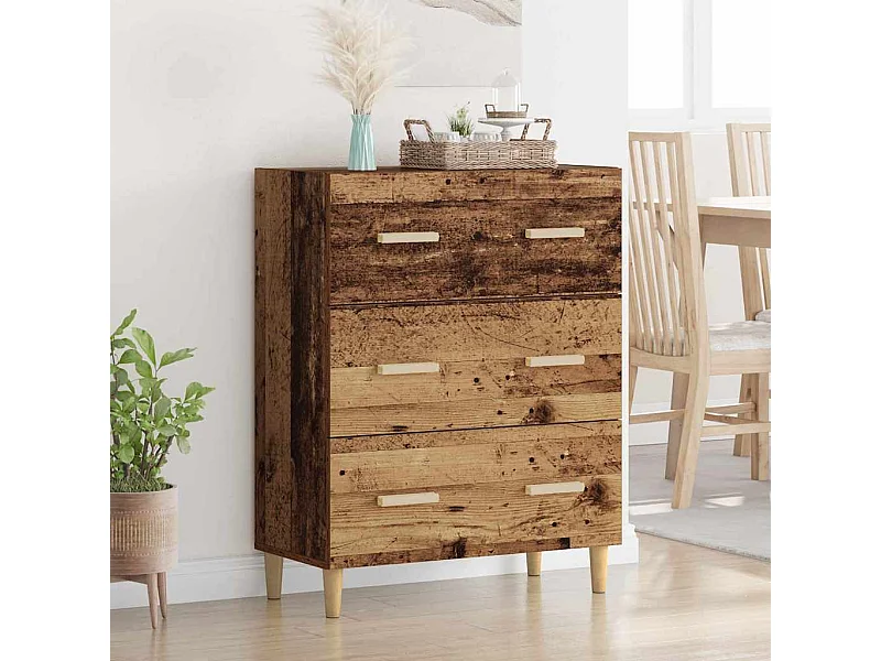 Buffet Bois ancien 34 x 69.5 x 90 cm Bois d'ingénierie