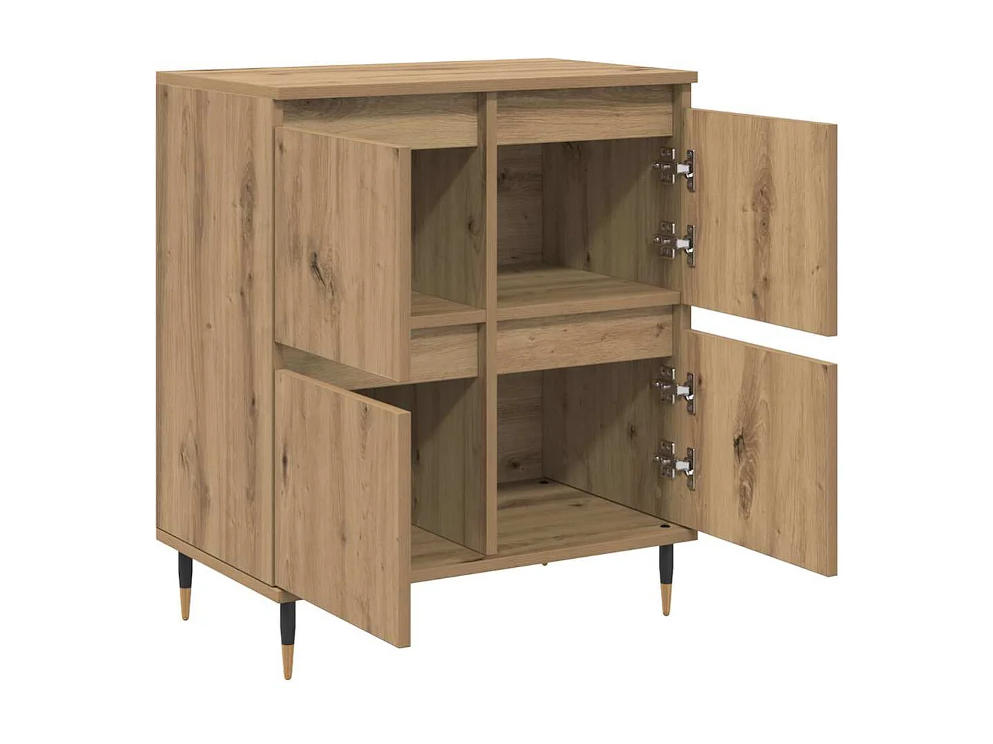 Buffets 2 pièces chêne artisanal 120 x 35 x 70 cm