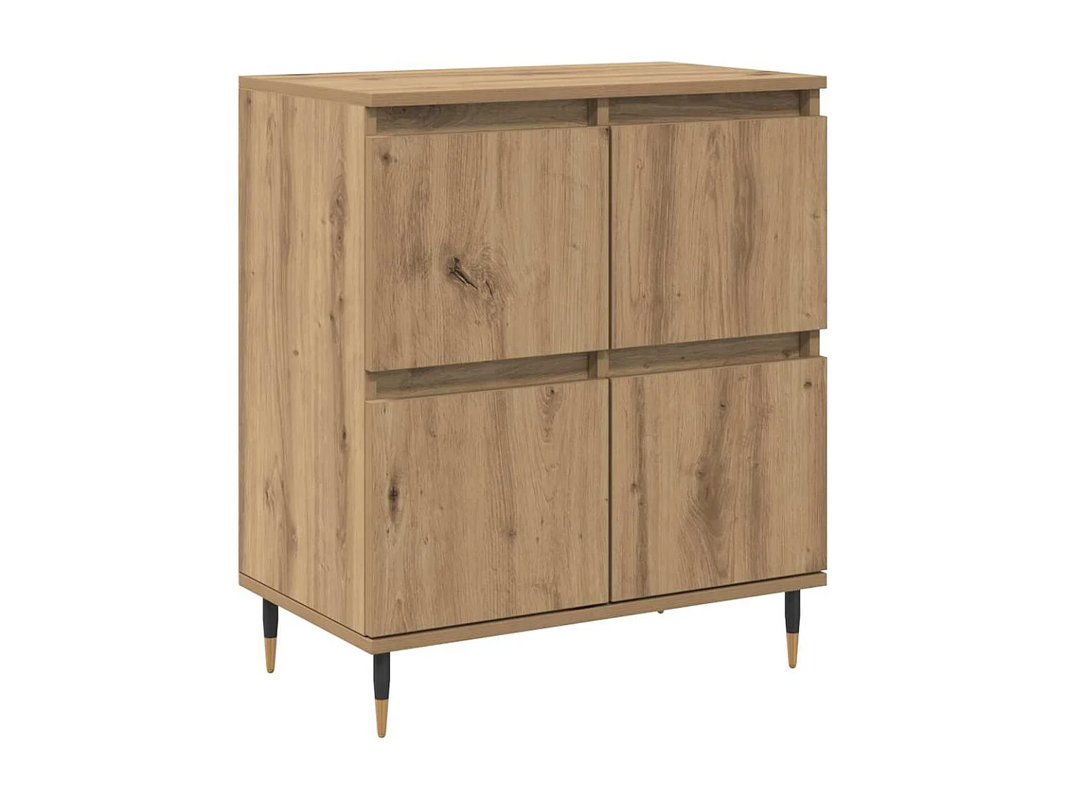 Buffets 2 pièces chêne artisanal 120 x 35 x 70 cm