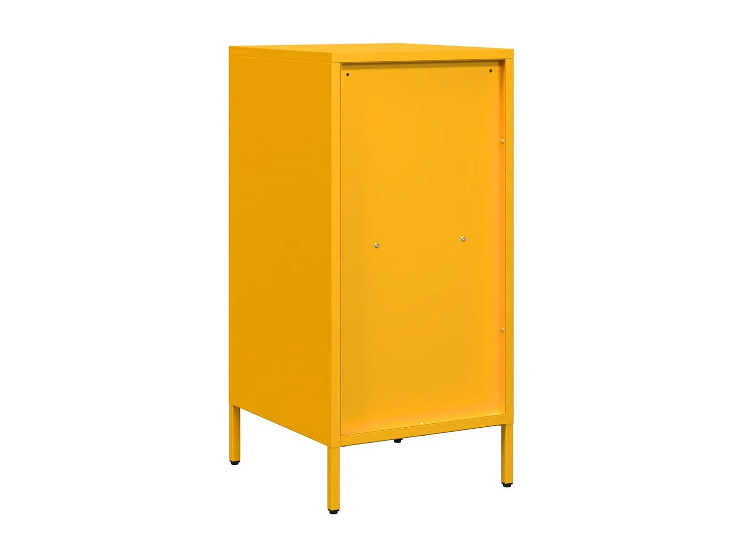 Buffet jaune moutarde 35x39x73,5 cm acier laminé à froid