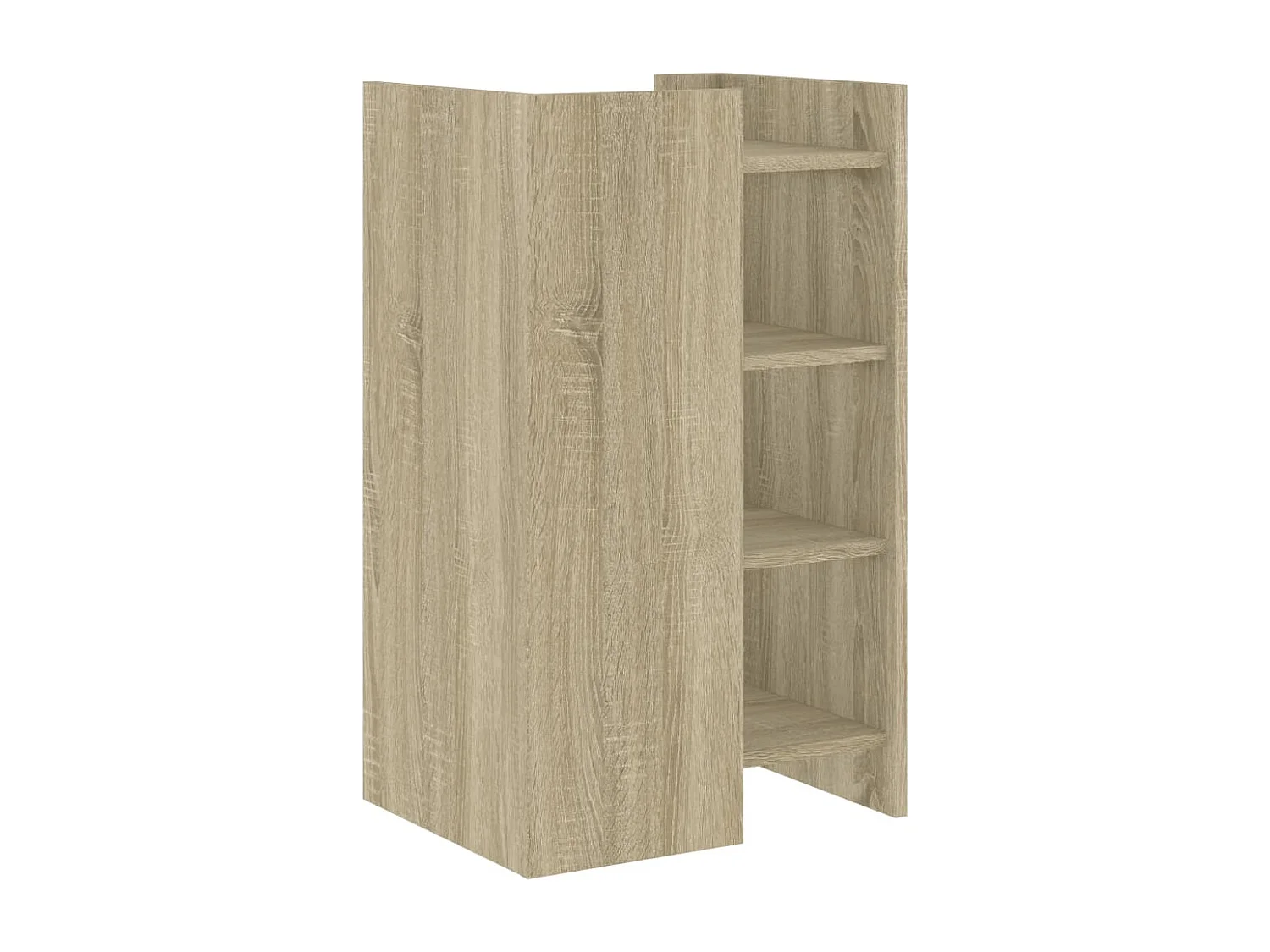 Buffet chêne sonoma 45x35x75 cm bois d'ingénierie