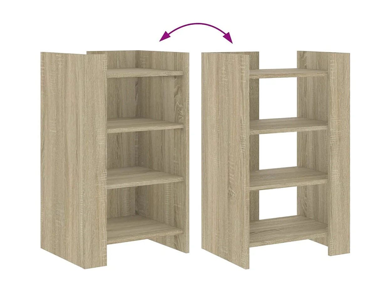 Buffet chêne sonoma 45x35x75 cm bois d'ingénierie