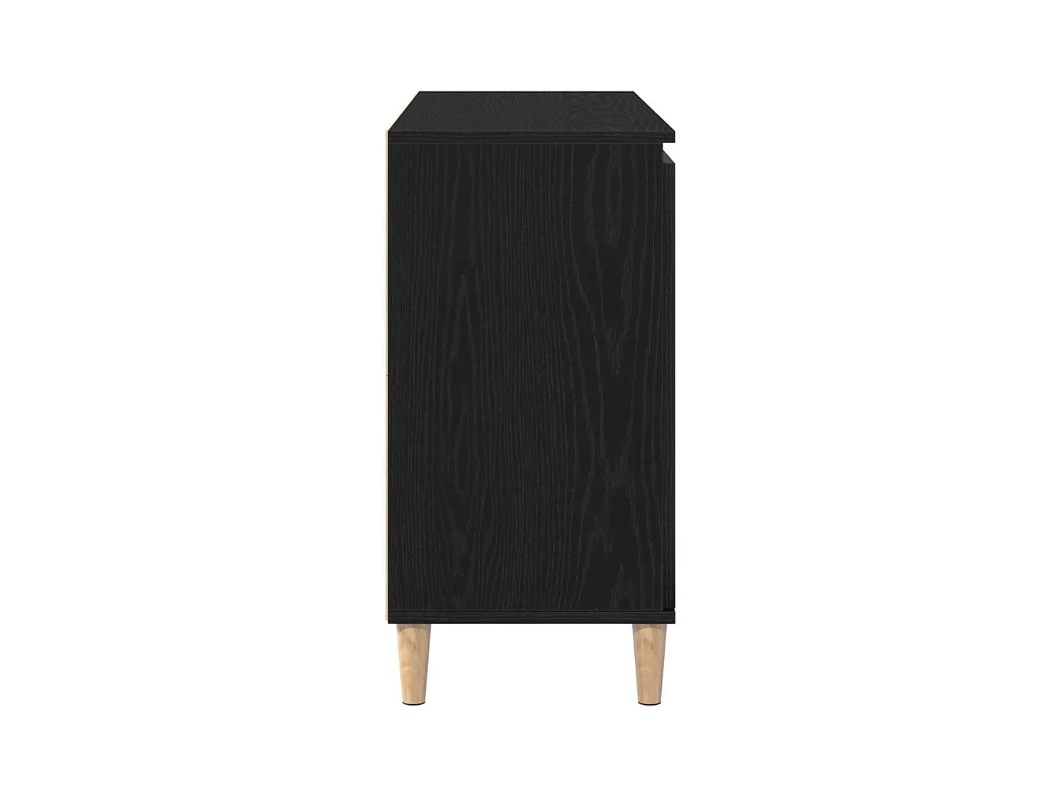 Buffet avec tiroir Noir 101 x 35 x 60 cm Bois d'ingénierie