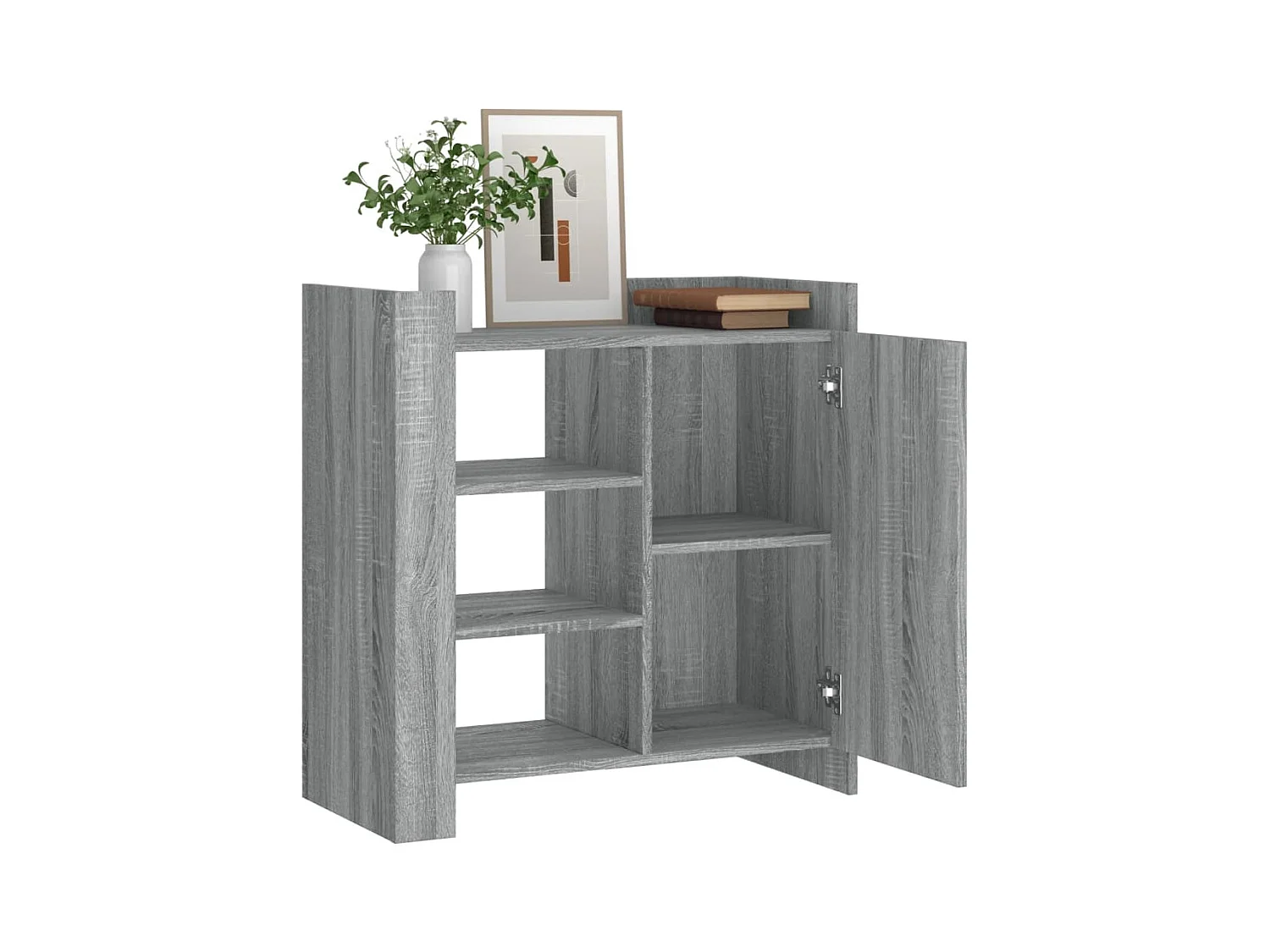 Buffet sonoma gris 73,5x35x75 cm bois d'ingénierie