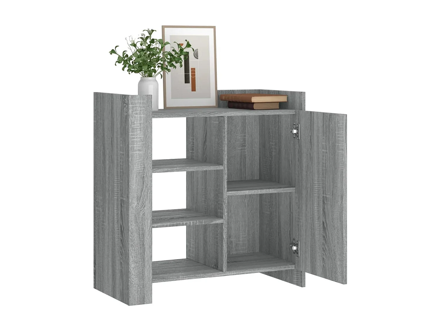 Buffet sonoma gris 73,5x35x75 cm bois d'ingénierie
