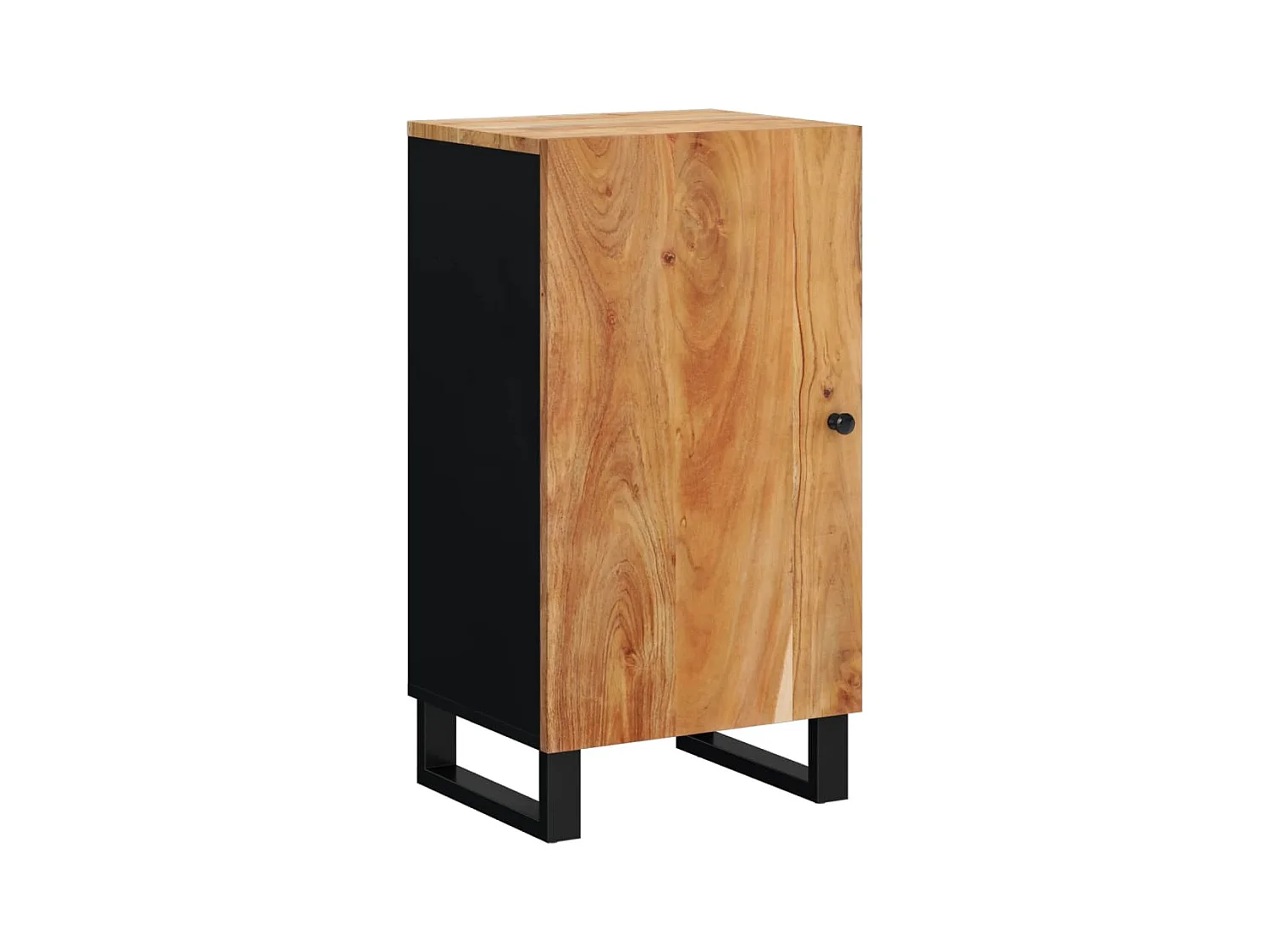 Buffet avec porte 40x31x75 cm bois massif d'acacia