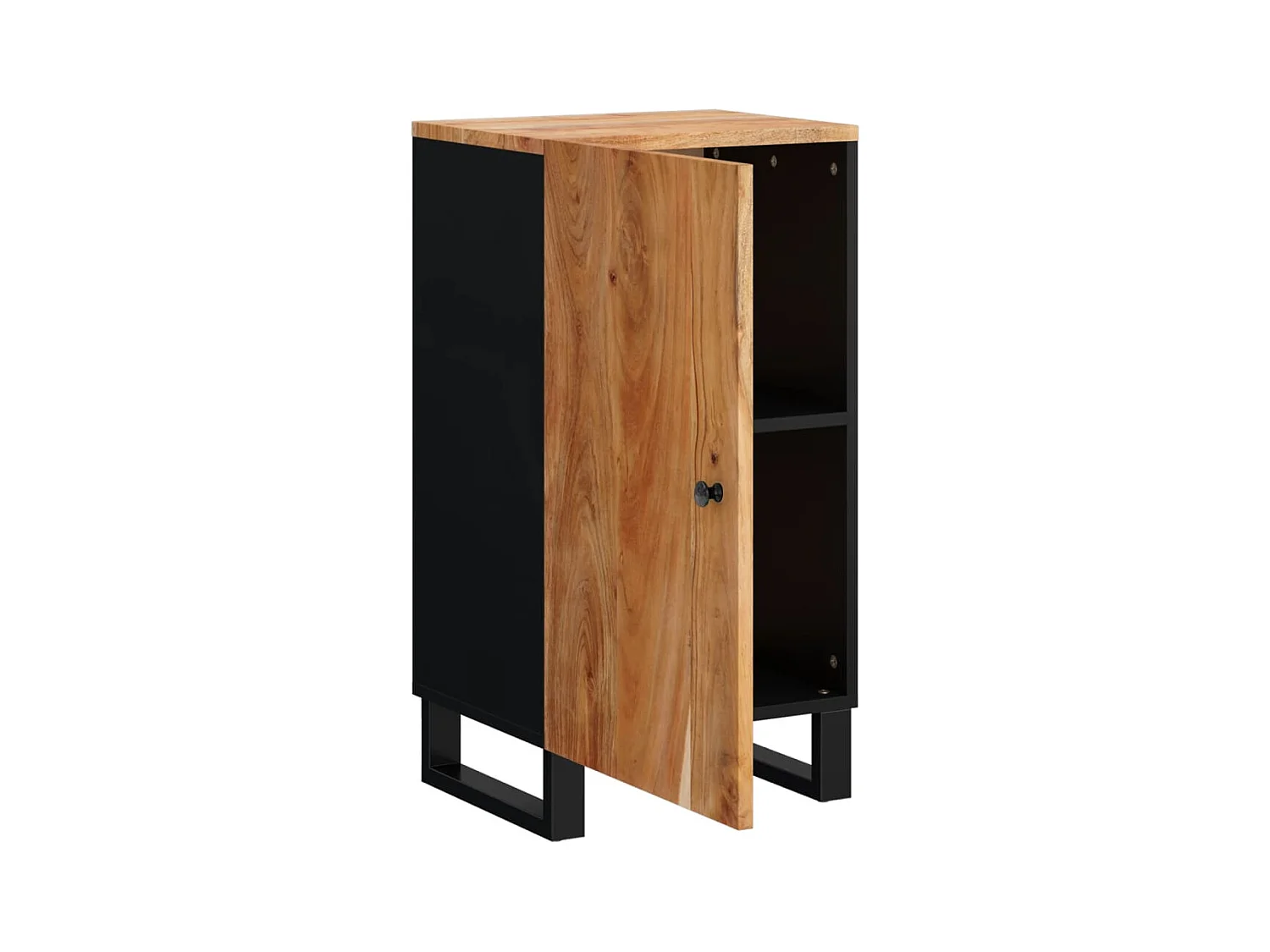 Buffet avec porte 40x31x75 cm bois massif d'acacia