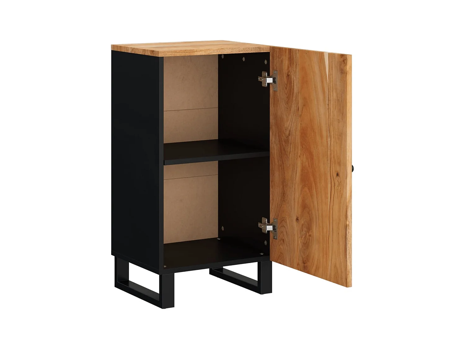 Buffet avec porte 40x31x75 cm bois massif d'acacia