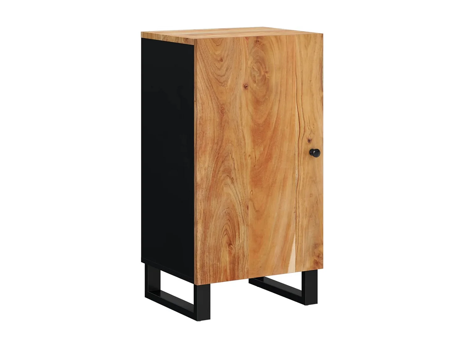 Buffet avec porte 40x31x75 cm bois massif d'acacia