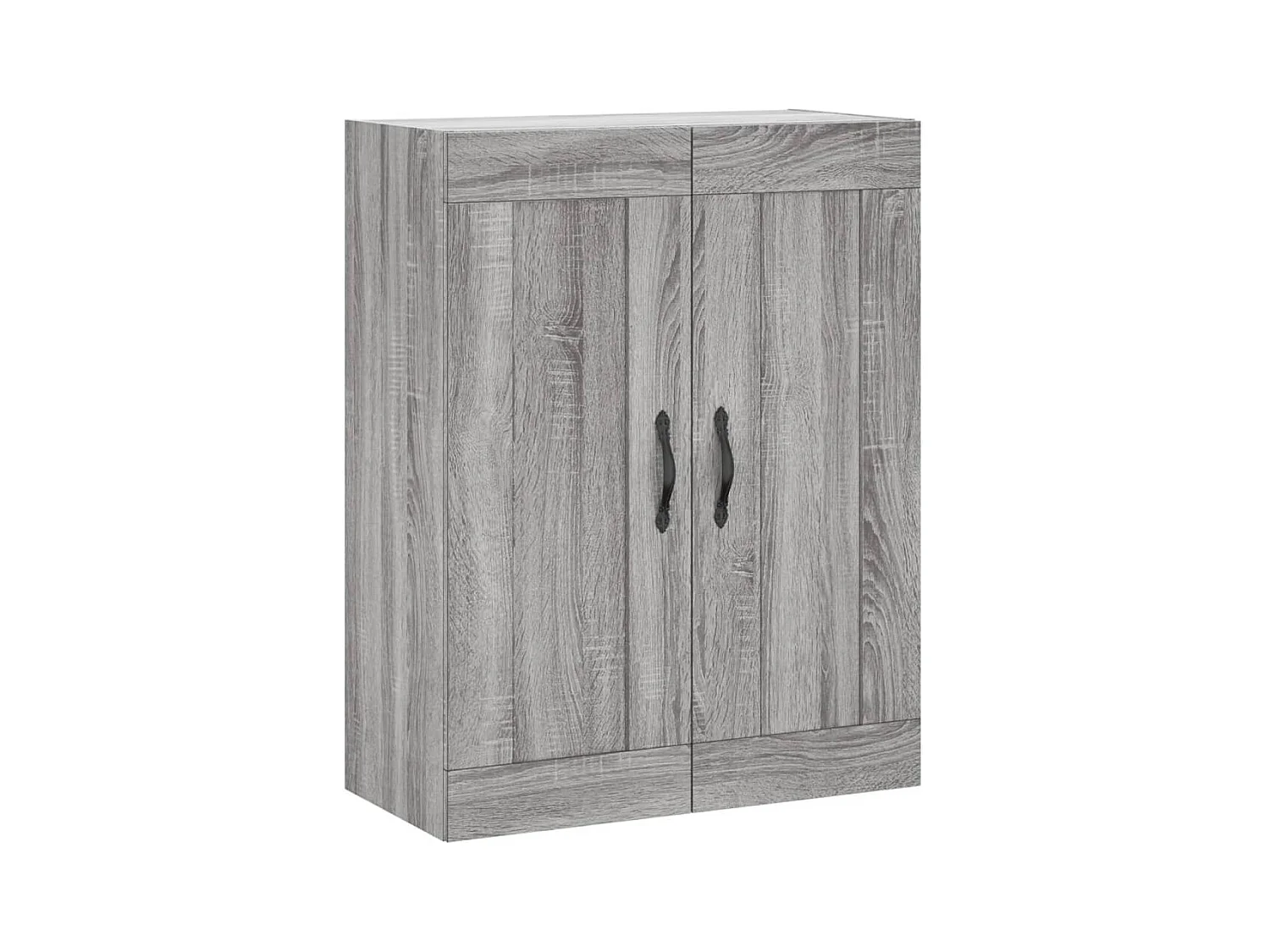 Buffet haut Sonoma gris 69,5x34x180 cm Bois d'ingénierie